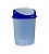 Контейнер д/мусора 12л овальный голубой М1374