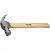 Молоток-гвоздодер 225гр, 22мм, деревянная ручка SPARTA 104105