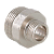 Ниппель переходной  32*25,PLATED NICKEL,Lavita(RN 1 1/4*1