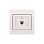 Розетка 702-0202-137 Deriy телефонная белый 