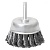 Щетка д/дрели 30мм ,чашка со шпилькой,Matrix 74466