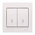 Выключатель 702-0202-106 Deriy проходной двойной