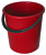 Ведро 10л ПЭ красный P133
